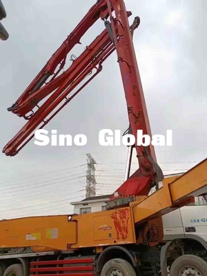 SY5419THB 56 Used Concrete Pump Truck 56M 6 Section Vertical reach