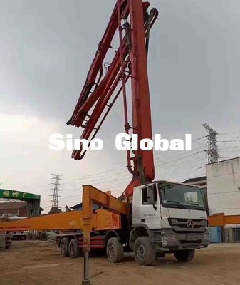 SY5419THB 56 Used Concrete Pump Truck 56M 6 Section Vertical reach
