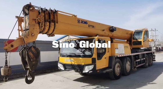 second hand XCMG Truck Crane 70 Ton Capacity 60m Lifting Height QY70K-I