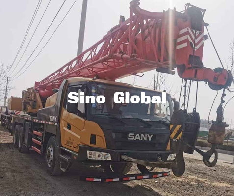 STC200C5 Used Lorry Crane , Sany 20 Ton Truck Crane 80km/H Speed