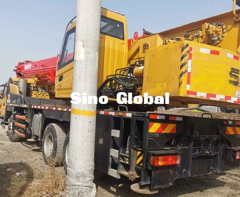 STC200C5 Used Lorry Crane , Sany 20 Ton Truck Crane 80km/H Speed