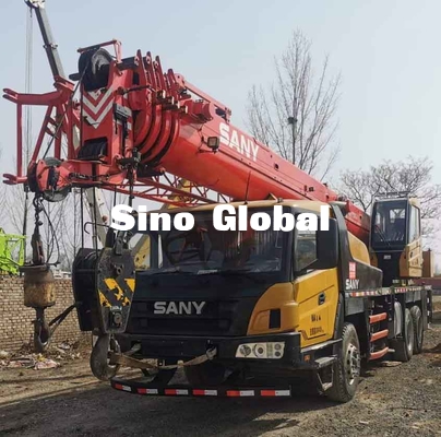 STC200C5 Used Lorry Crane , Sany 20 Ton Truck Crane 80km/H Speed