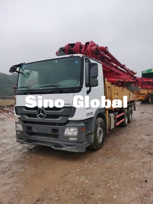 Sany 56M Used Concrete Pump Truck With Mercedes Benz Chassis Model 2012