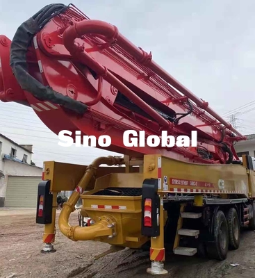 Euro4 Second Hand 52m Concrete Pump , boom pump truck SYM5419THBF 52