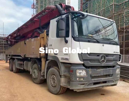Sany 56M Used Concrete Pump Truck With Mercedes Benz Chassis Model 2018