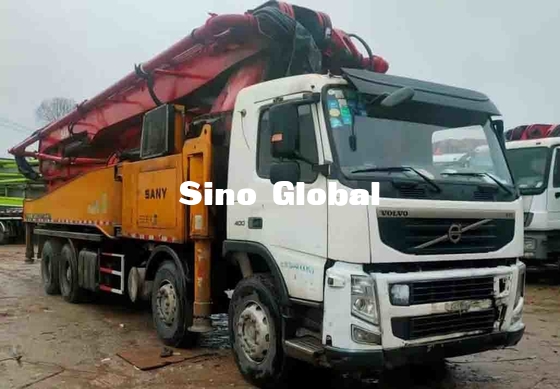 Diesel fuel Used Concrete Pump Truck 56M 294kW With Volvo Chassis