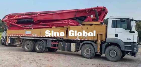 Sany 60M Used Concrete Pump Truck With Man Chassis Model 2017