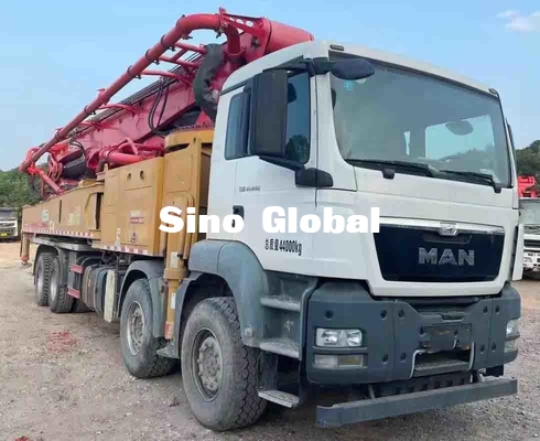 Sany 60M Used Concrete Pump Truck With Man Chassis Model 2017