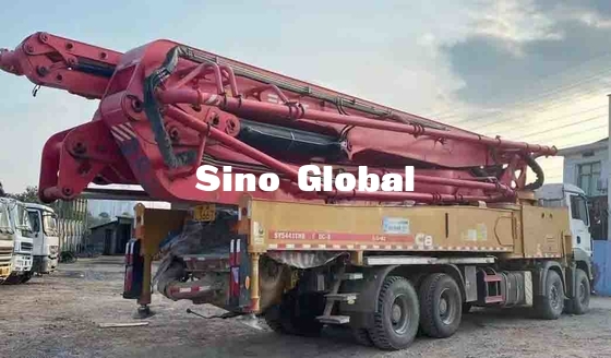 Sany 60M Used Concrete Pump Truck With Man Chassis Model 2017