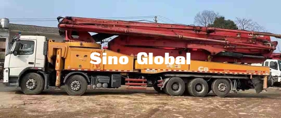 Sany 62M Used Concrete Pump With Volvo Chassis Model 2013