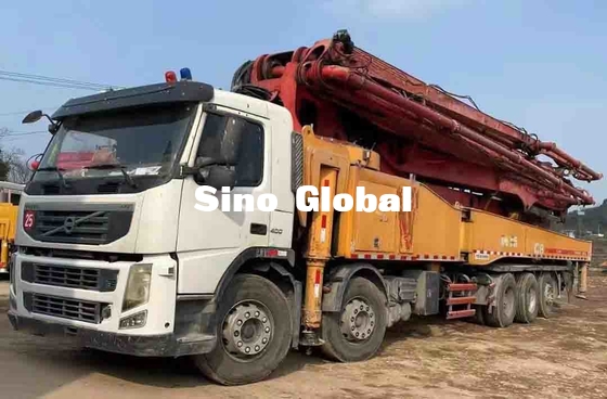 Sany 62M Used Concrete Pump With Volvo Chassis Model 2013
