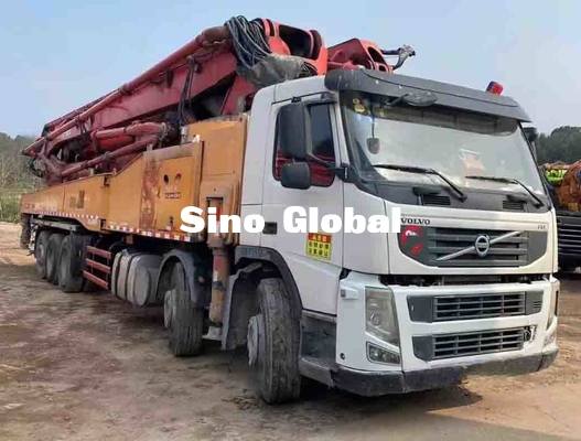 Sany 62M Used Concrete Pump With Volvo Chassis Model 2013