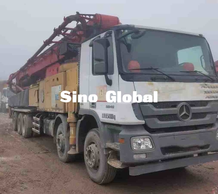 Sany 66M Used Concrete Pump With Mercedes Chassis Model 2017
