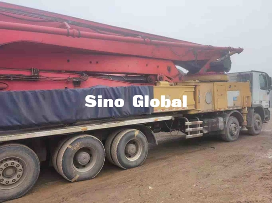 Sany 66M Used Concrete Pump With Mercedes Chassis Model 2017
