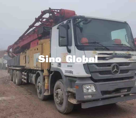 Sany 66M Used Concrete Pump With Mercedes Chassis Model 2017