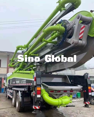 Used Zoomlion Concrete Pump Truck 52M With Isuzu Chassis With Model 2014