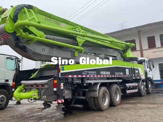Used Zoomlion Concrete Pump Truck 52M With Isuzu Chassis With Model 2014