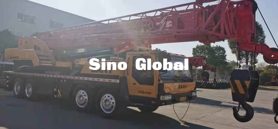 2nd Hand 75 Ton Truck Crane Sany STC75 With 12m Main Boom 80Km/h