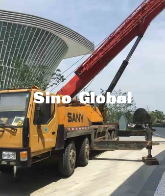 50 Tons Sany Used Truck Crane 58.5mm Lifting Height  For Construction