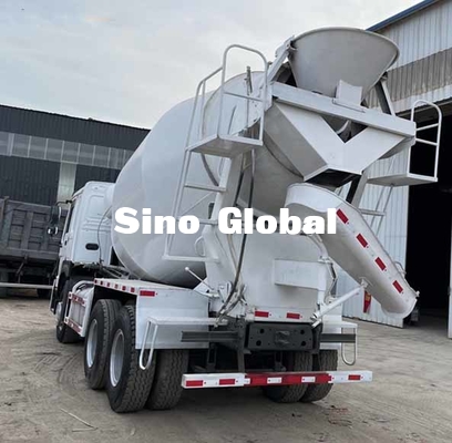 Used Concrete Mixer Machine Truck , Howo Used Ready Mix Trucks 12M³ 6X4