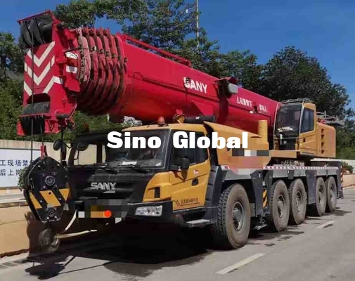 SAC2000C8 Used Truck Crane With Straight Arm 103.5m Lifting Height