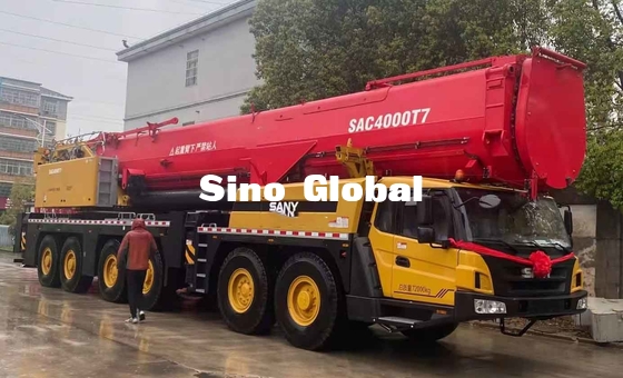 Sany SAC4000T7 Used Truck Crane 400T Capacity 80km/h Travel Speed