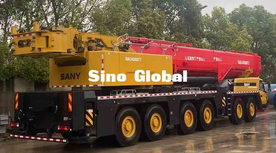 Sany SAC4000T7 Used Truck Crane 400T Capacity 80km/h Travel Speed