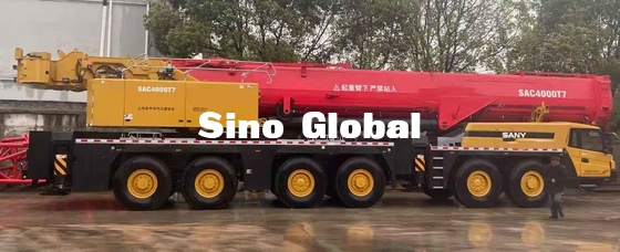 Sany SAC4000T7 Used Truck Crane 400T Capacity 80km/h Travel Speed