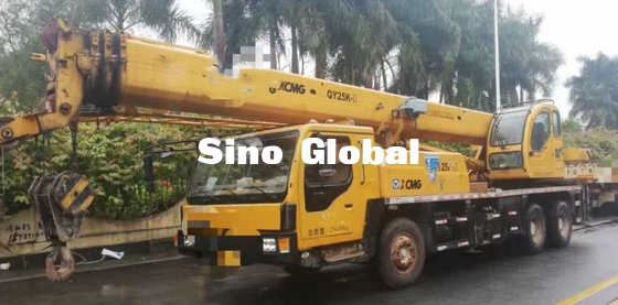 second hand XCMG Crane 25 Ton Capacity 3000mm Working Radus