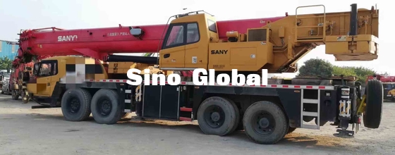 Sany Used Truck Crane With 80 Ton Lifting Load 80km/H Speed