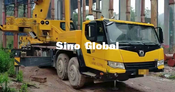 50 Ton Used Truck Crane XCMG QY50KA 40L Oil Consumption Per 100km