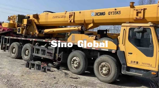 second hand XCMG Boom Truck , 35 Ton Truck Crane Sany QY35K5