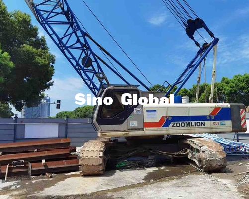 Zoomlion Brand Used Crawler Crane 70 Ton QUY70 Model 61 Ton Weight