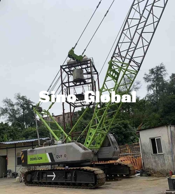 Used QUY80 Zoomlion 80 Ton Crawler Crane with 58m Boom Lenth