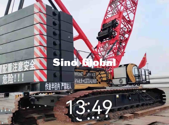 Second Hand Sany Crawler Crane , 90 ton mobile crane SCC900HD