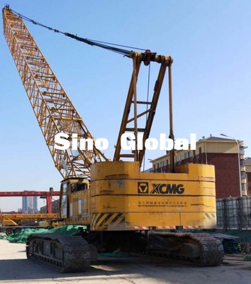 Used 100 Ton Crawler Crane XCMG QUY100 Model 200KW Engine Power