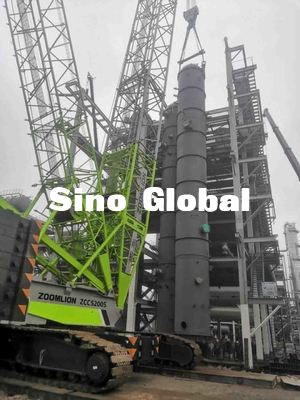 second hand 400 Ton Crawler Crane Zoomlion ZCC5200S 84m Boom
