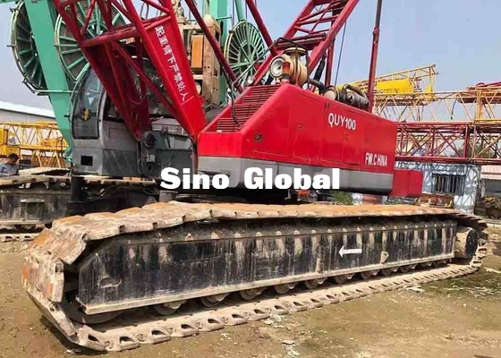 Fuwa QUY100 Used Crawler Crane With 100 Tons Lifting Capacity