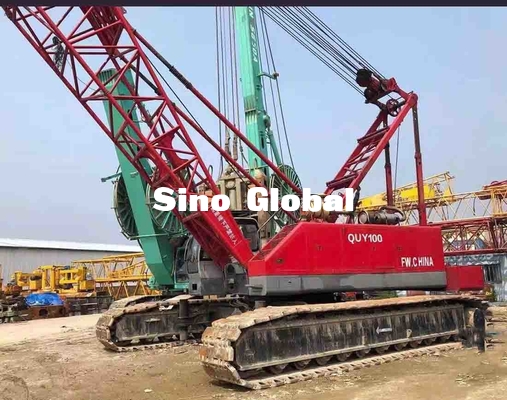 Fuwa QUY100 Used Crawler Crane With 100 Tons Lifting Capacity