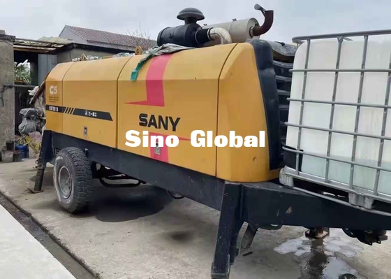 Sany HBT8018 C5 Used Concrete Trailer Pump 180kw S Valve Type