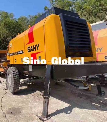 Used Sany Trailer Mounted Concrete Pump THB60C 90kw Rated Power