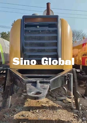 Diesel Used Concrete Trailer Pump Sany HBT8018C 180kw Rated Power