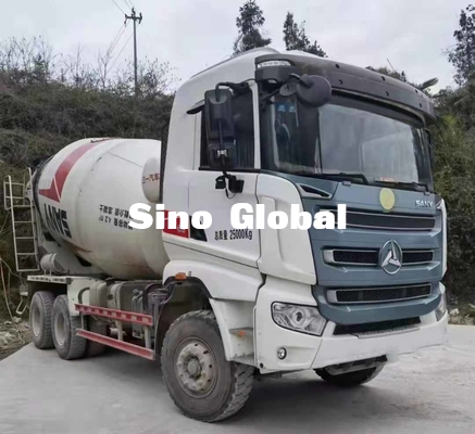 12M³ Used Concrete Mixer Truck Sany SY312C-6W 257 KW Rated Power
