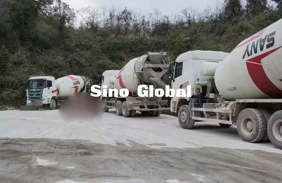 Sany Used Concrete Mixer Truck 12M³ Capacity 257KW Engine Power