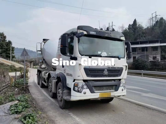 2nd hand Howo Concrete Mixer Truck Diesel type 10M³ 371HP Power