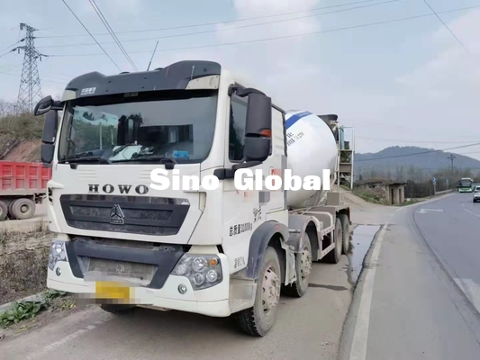 2nd hand Howo Concrete Mixer Truck Diesel type 10M³ 371HP Power