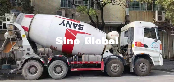 10M³ Used Concrete Mixer Truck Sany SY310C-8W For Construction Industry