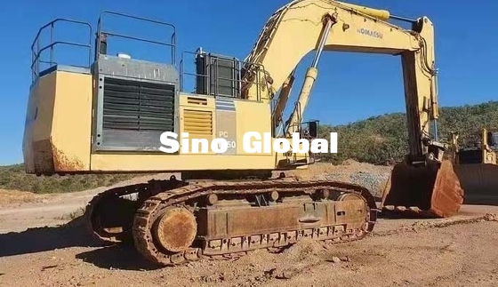 514KW Power Used Crawler Excavator Komatsu 1250 Model 170mm Stroke