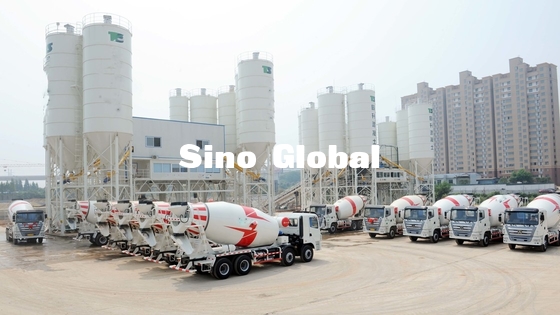 HZS180 Sany Batching Plant , Concrete Batch Mix Plant 180m3/h Productivity