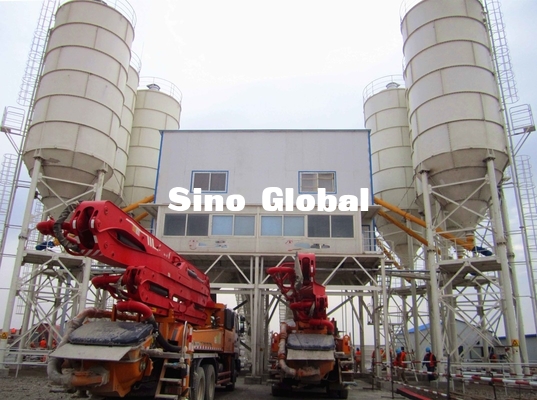 Zoomlion HZS180 Concrete Batching Plant 205KW Power 180 M3/H Capacity